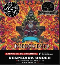 Despedida Under en Café Latino